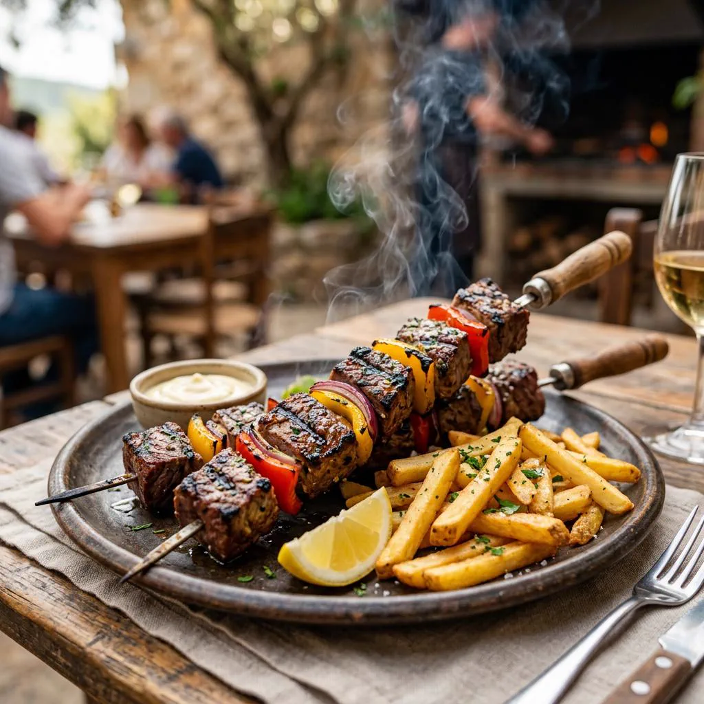 Brochettes de boeuf